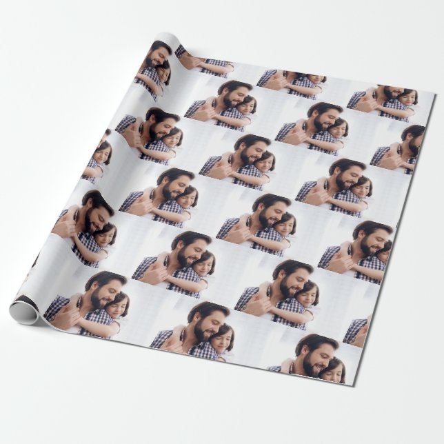 Geschenkwrap für personalisiertes Foto Geschenkpapier (Ungerollt)