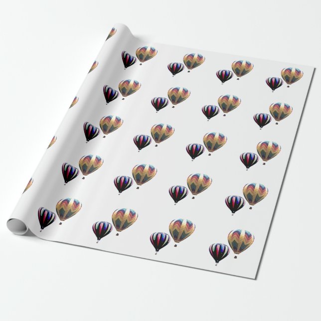 Geschenkwrap - Heißluftballons Geschenkpapier (Ungerollt)