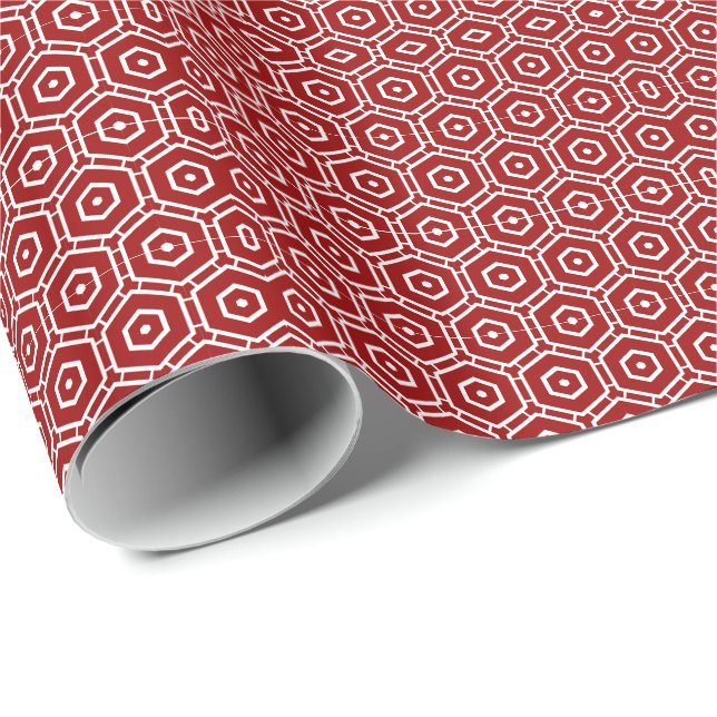 Geschenkwrap - Hexagon-Muster Geschenkpapier (Rolleneckpunkt)