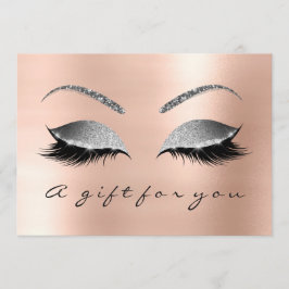 Geschenkzertifikat Blush Silver Lash Schönheitssal