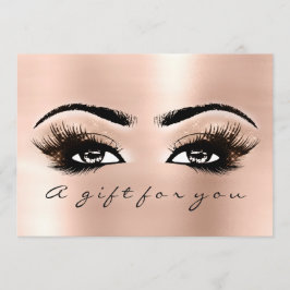 Geschenkzertifikat Peach Rose Lashes Schönheitsmit