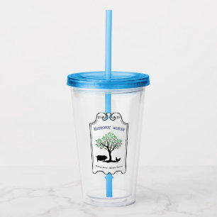 Geschichte Acres Straw Tumbler  Acryltrinkbecher