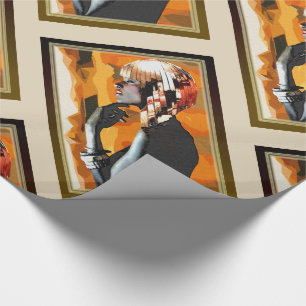 Geschichte afrikanischer Mode Geschenkpapier