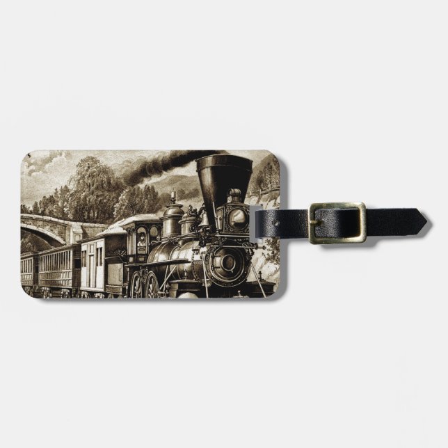 Geschichte der Dampflokomotive-Motor Gepäckanhänger (Vorderseite horizontal)