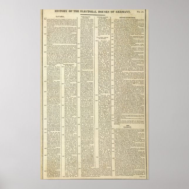 Geschichte der deutschen Wahlhäuser Poster (Vorne)