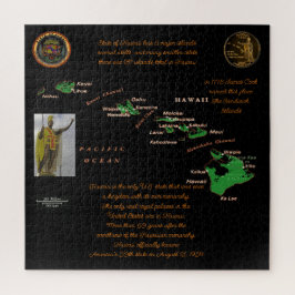 Geschichte der Hawaiianischen Inseln Postcard Puzzle
