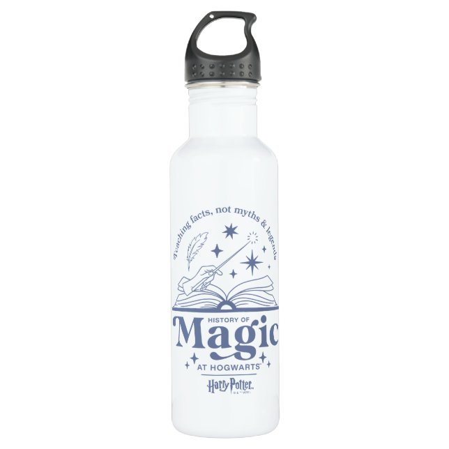 Geschichte der Magie bei HOGWARTS™ Edelstahlflasche (Vorderseite)