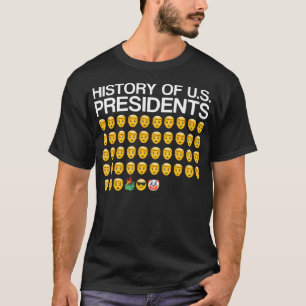 Geschichte der Präsidenten der USA Bi Den T-Shirt