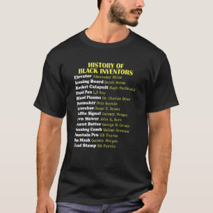 Geschichte der schwarzen Erfinder T-Shirt