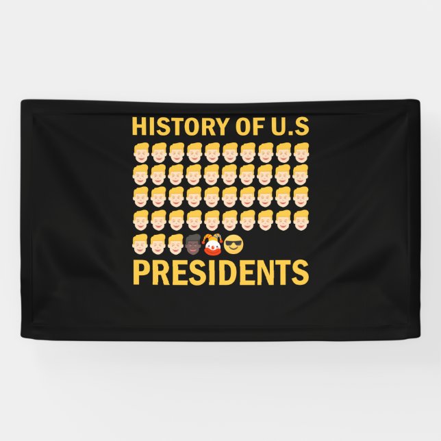 Geschichte der US-Präsidenten 46. Cooler Präsident Banner (Horizontal)