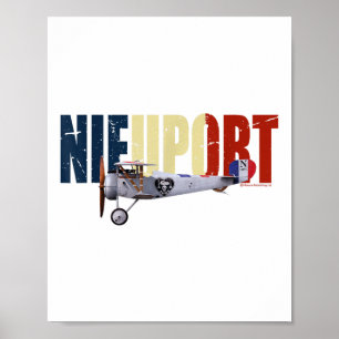 Geschichte des Kriegs Nieuport französische Kampff Poster