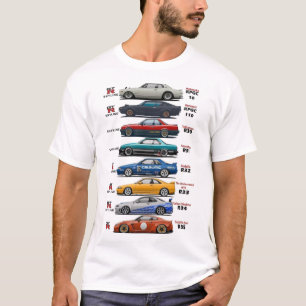 Geschichte des Nissan GTr T-Shirt