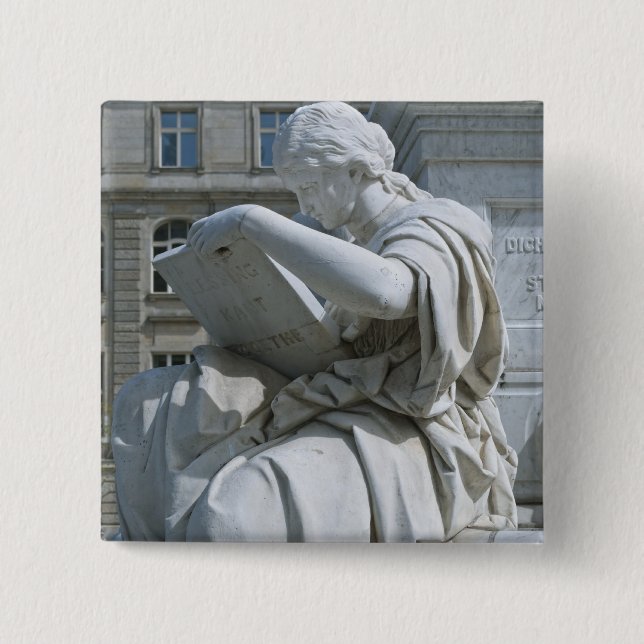 Geschichte des Schillerdenkmals in Berlin Button (Vorderseite)
