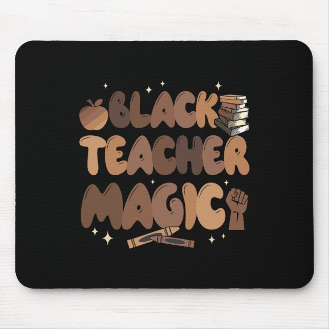Geschichte des Schwarzen Lehrers Bildung Melanin A Mousepad (Vorne)