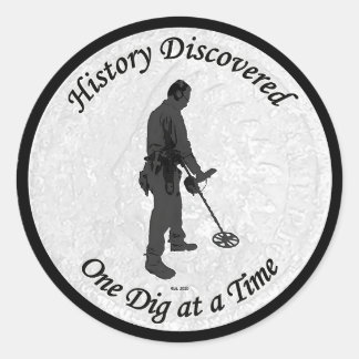 Geschichte Entdeckt YouTube-Kanal-Designaufkleber Runder Aufkleber