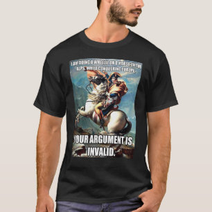 Geschichte Hipster Napoleon Bonaparte Argument T-Shirt