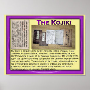 Geschichte, Japan, Kojiki Poster