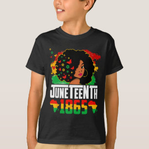 Geschichte Juneteentchen ist mein Unabhängigkeitst T-Shirt