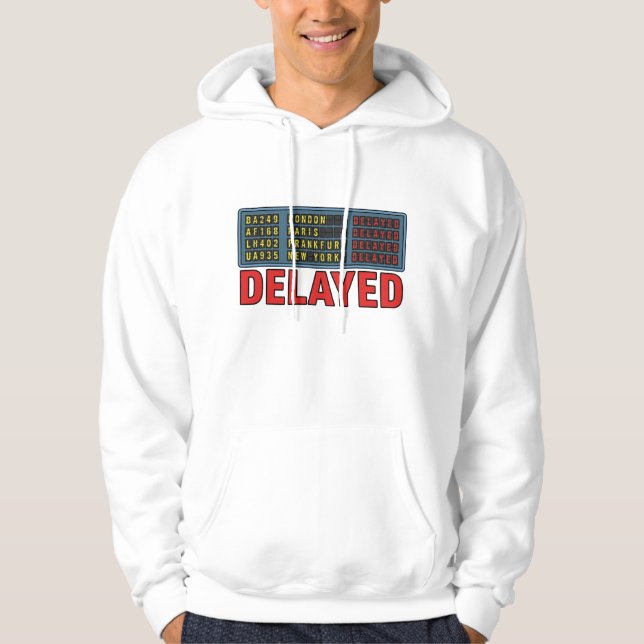 Geschichte meines Lebens Verspäteter Reise Hoodie (Vorderseite)