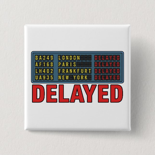 Geschichte meines verspäteten Lebens Button (Vorderseite)