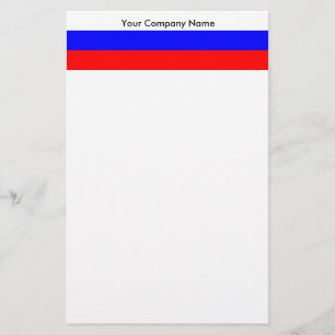Geschichte mit der Flagge Russlands Briefpapier