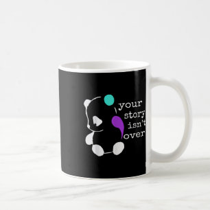 Geschichte nicht vorüber - Semicolon Geschenk Suiz Kaffeetasse