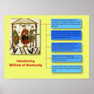 Geschichte, normannische Eroberung von Poster