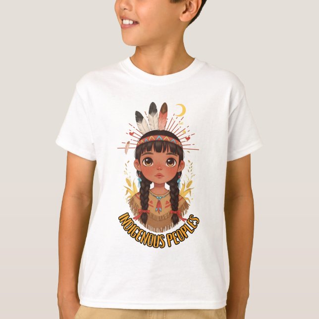 Geschichte und Bewusstsein der indigenen Völker T-Shirt (Vorderseite)