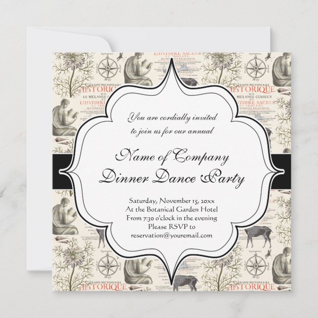 Geschichte und Wissenschaft - Suche nach Wissen Einladung (Vorderseite)