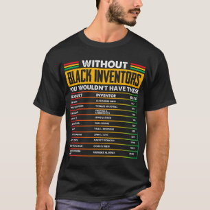 Geschichte vergessener schwarzer Erfinder BHM T-Shirt