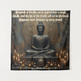 GESCHICHTE VERRINGERN SICH NIE, WENN SIE GETEILT W WANDTEPPICH