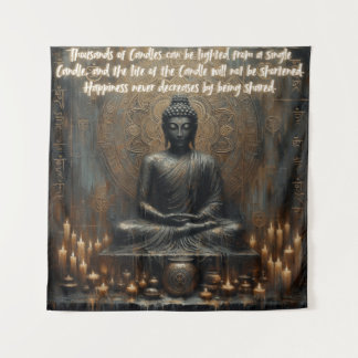 GESCHICHTE VERRINGERN SICH NIE, WENN SIE GETEILT W WANDTEPPICH