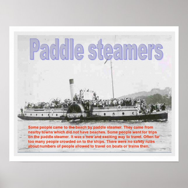 Geschichte, Viktorianer, Seaside Paddamer Poster (Vorne)