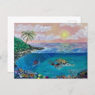 Geschichte von Cherokee Orgin Postkarte