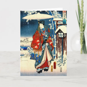 Geschichte von Genji 1853 Recht Karte