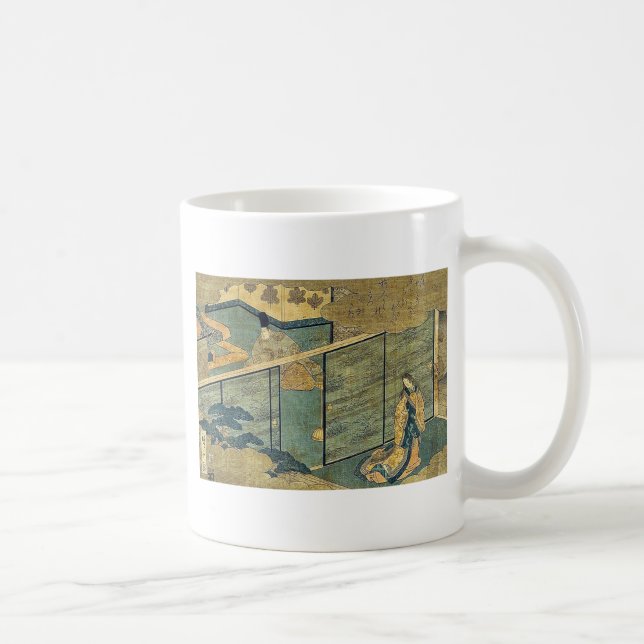 Geschichte von Genji durch Ando, Hiroshige Kaffeetasse (Rechts)