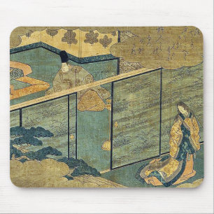 Geschichte von Genji durch Ando, Hiroshige Mousepad