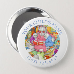 GESCHICHTE ZUR SCHLAFENSZEIT Kinder-ID-Button - We Button