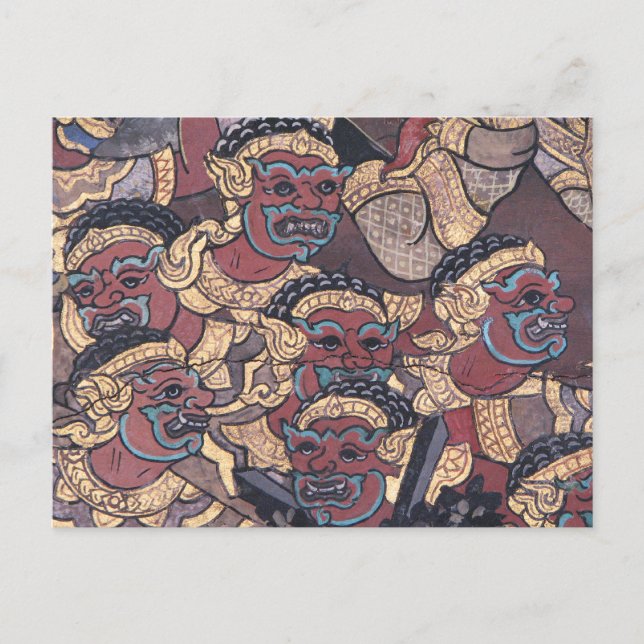 Geschichten aus dem Ramakien Postkarte (Vorderseite)