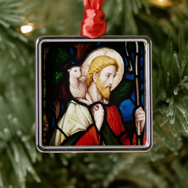 Geschichten aus der Bibel Lamm Gottes Weihnachten  Ornament Aus Metall (Baum)