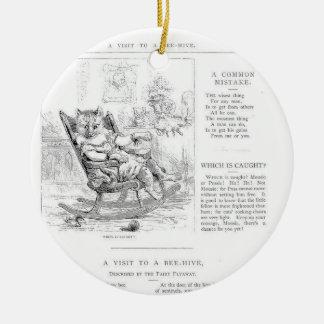 Geschichten-Buch-Bienen-Verzierung Keramik Ornament