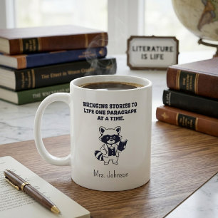 Geschichten ein Absatz nach dem anderen zum Leben Kaffeetasse