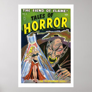 Geschichten Horror-des Vintagen Poster