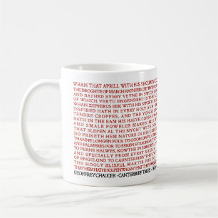 Geschichten LitGeekChaucer Canterbury - Tasse