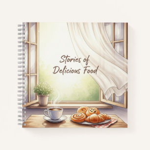 Geschichten über leckeres Essen. Rezeptbuch, von N Notizbuch