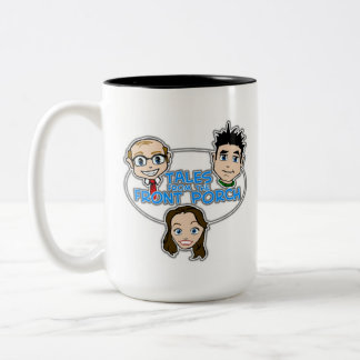 Geschichten von der vorderen Portal-sogar größeren Zweifarbige Tasse