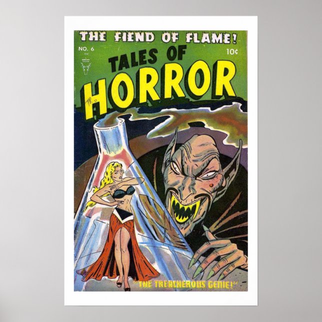 Geschichten von Horror Vintages Comic Buchcover-Po Poster (Vorne)