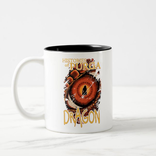 Geschichten von Purga - Drache Zweifarbige Tasse (Links)