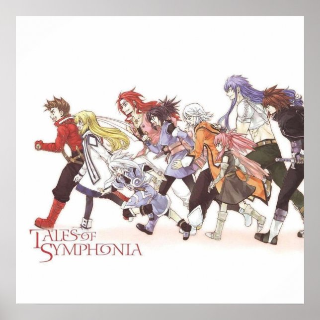 Geschichten von Symphonia Cast Poster (Vorne)