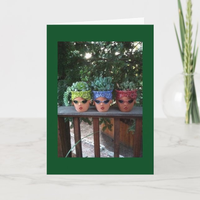 GESCHICHTENE FREUNDE, DIE AUSGEHEN, UM GLÜCKLICHEN KARTE (Vorderseite)